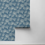 160460WR gingko leaf peel and stick wallpaper roll from Surface Style