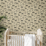 160521WR animal peel and stick wallpaper nursery from Surface Style