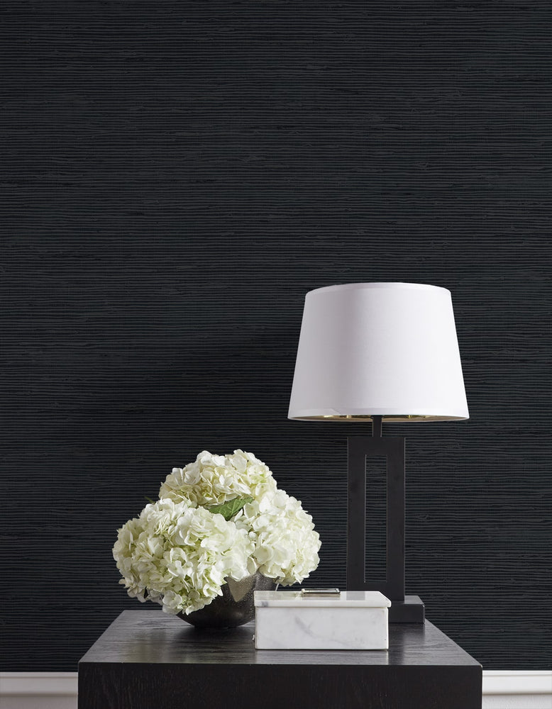 CP90200 faux grasscloth textured vinyl wallpaper accent from the A Lot More Textures collection by Seabrook Designs