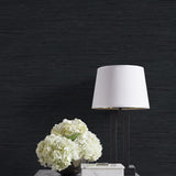 CP90200 faux grasscloth textured vinyl wallpaper accent from the A Lot More Textures collection by Seabrook Designs