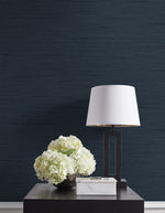 CP90202 faux grasscloth textured vinyl wallpaper accent from the A Lot More Textures collection by Seabrook Designs