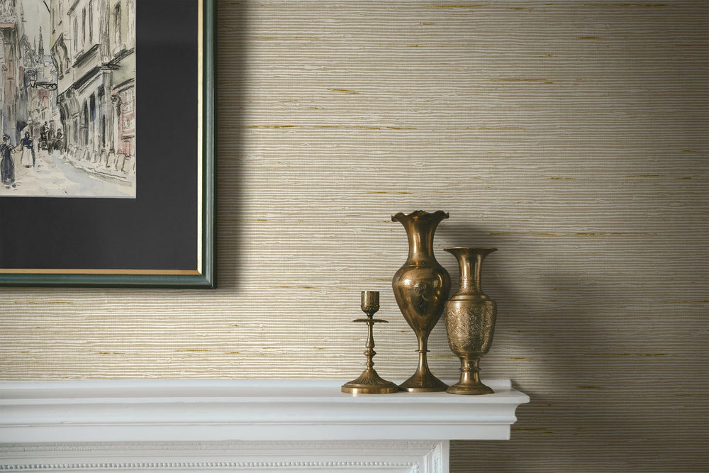 CP90205 faux grasscloth textured vinyl wallpaper accent from the A Lot More Textures collection by Seabrook Designs