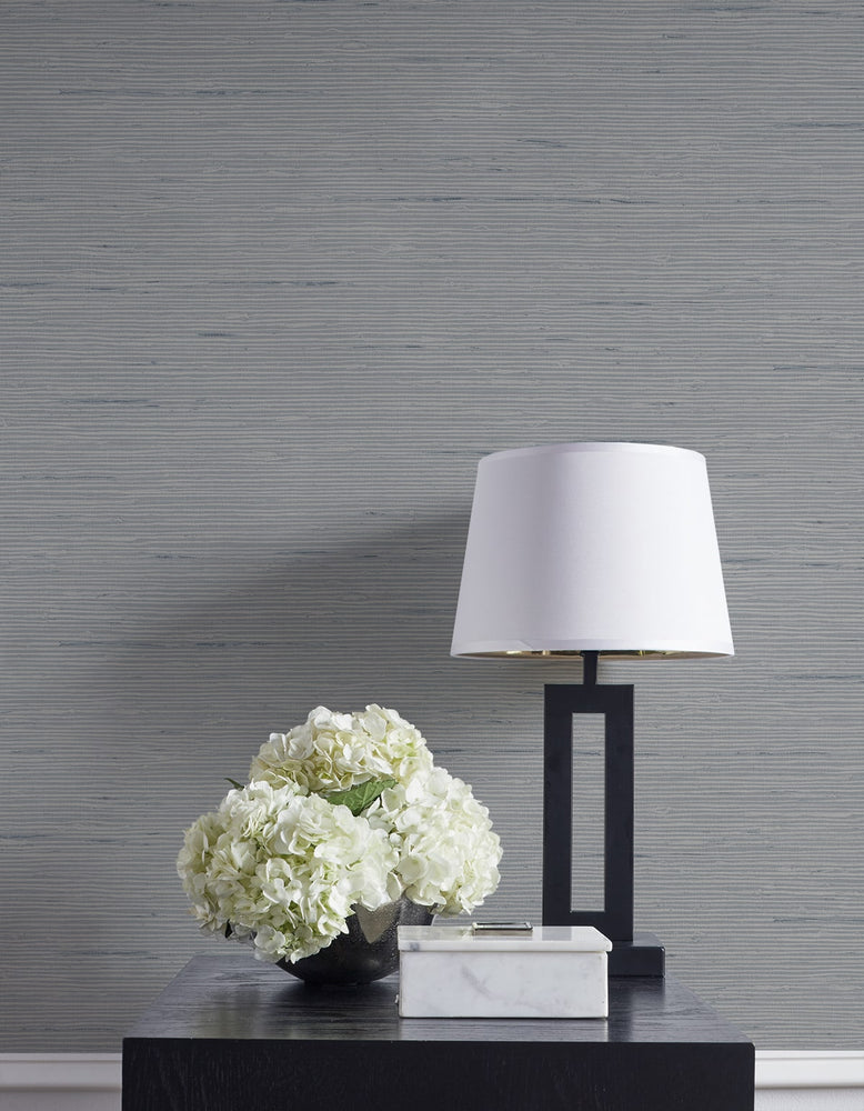 CP90208 faux grasscloth textured vinyl wallpaper accent from the A Lot More Textures collection by Seabrook Designs