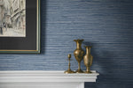 CP90212 faux grasscloth textured vinyl wallpaper accent from the A Lot More Textures collection by Seabrook Designs