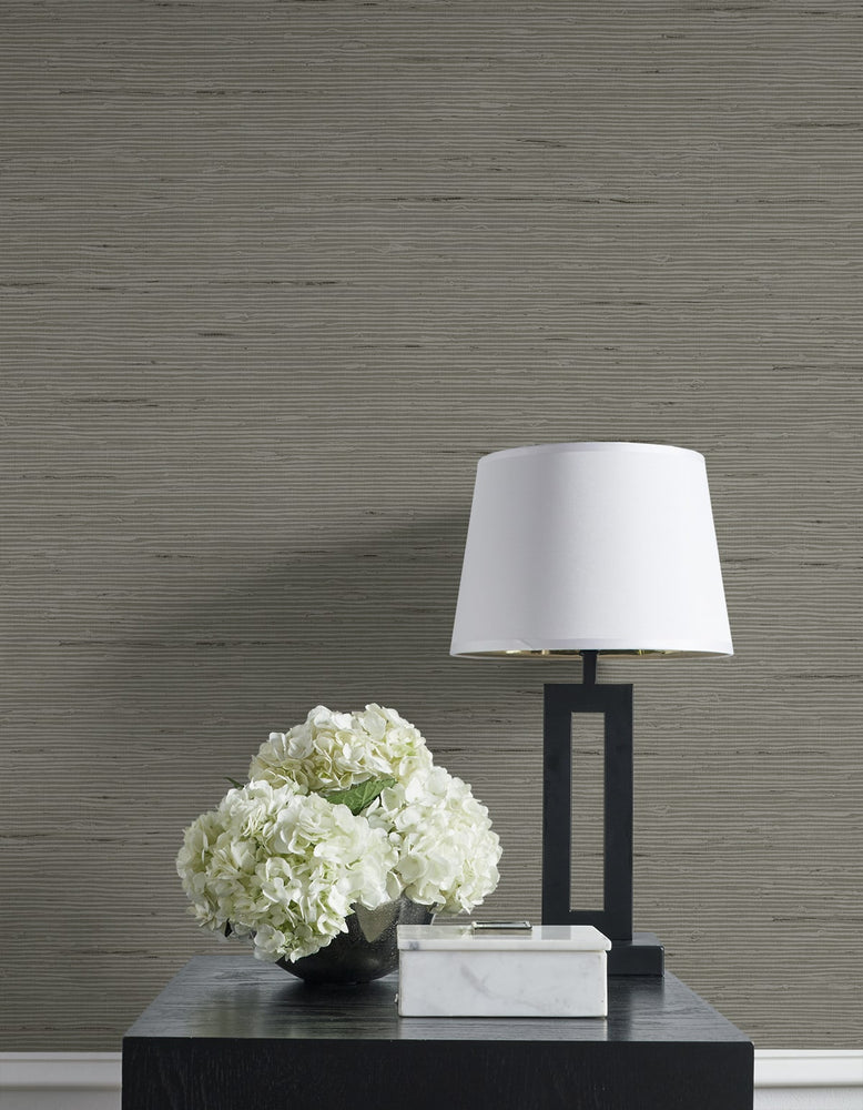 CP90217 faux grasscloth textured vinyl wallpaper accent from the A Lot More Textures collection by Seabrook Designs