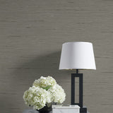 CP90217 faux grasscloth textured vinyl wallpaper accent from the A Lot More Textures collection by Seabrook Designs