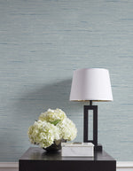 CP90222 faux grasscloth textured vinyl wallpaper decor from the A Lot More Textures collection by Seabrook Designs