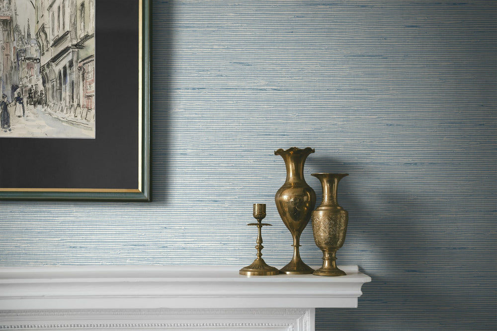 CP90222 faux grasscloth textured vinyl wallpaper accent from the A Lot More Textures collection by Seabrook Designs