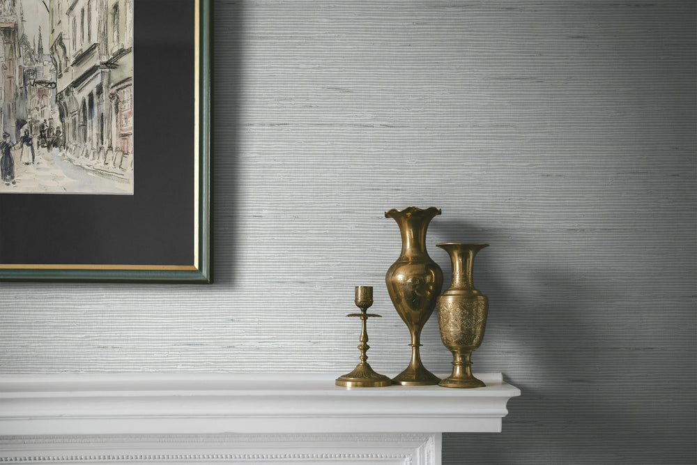 CP90228 faux grasscloth textured vinyl wallpaper accent from the A Lot More Textures collection by Seabrook Designs