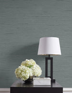 CP90248 faux grasscloth textured vinyl wallpaper decor from the A Lot More Textures collection by Seabrook Designs