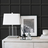 CP90800 geometric textured vinyl unpasted wallpaper decor from the A Lot More Textures collection by Seabrook Designs