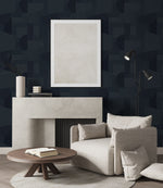 CP91002 geometric textured vinyl unpasted wallpaper living room from the A Lot More Textures collection by Seabrook Designs