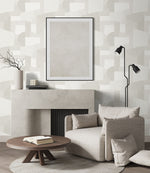 CP91005 geometric textured vinyl unpasted wallpaper living room from the A Lot More Textures collection by Seabrook Designs