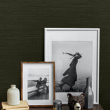 CP91200 faux grasscloth textured vinyl wallpaper accent from the A Lot More Textures collection by Seabrook Designs