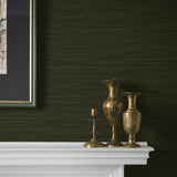 CP91200 faux grasscloth textured vinyl wallpaper decor from the A Lot More Textures collection by Seabrook Designs