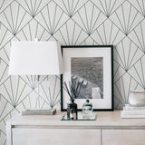 CP91300 geometric textured vinyl wallpaper decor from the A Lot More Textures collection by Seabrook Designs