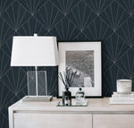 CP91302 geometric textured vinyl wallpaper decor from the A Lot More Textures collection by Seabrook Designs