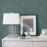 CP91304 geometric textured vinyl wallpaper decor from the A Lot More Textures collection by Seabrook Designs