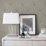 CP91305 geometric textured vinyl wallpaper decor from the A Lot More Textures collection by Seabrook Designs