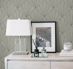 A Lot More Textures Mikkeli Geometric Embossed Vinyl Unpasted Wallpaper