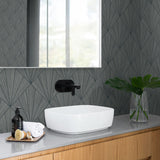 A Lot More Textures Mikkeli Geometric Embossed Vinyl Unpasted Wallpaper