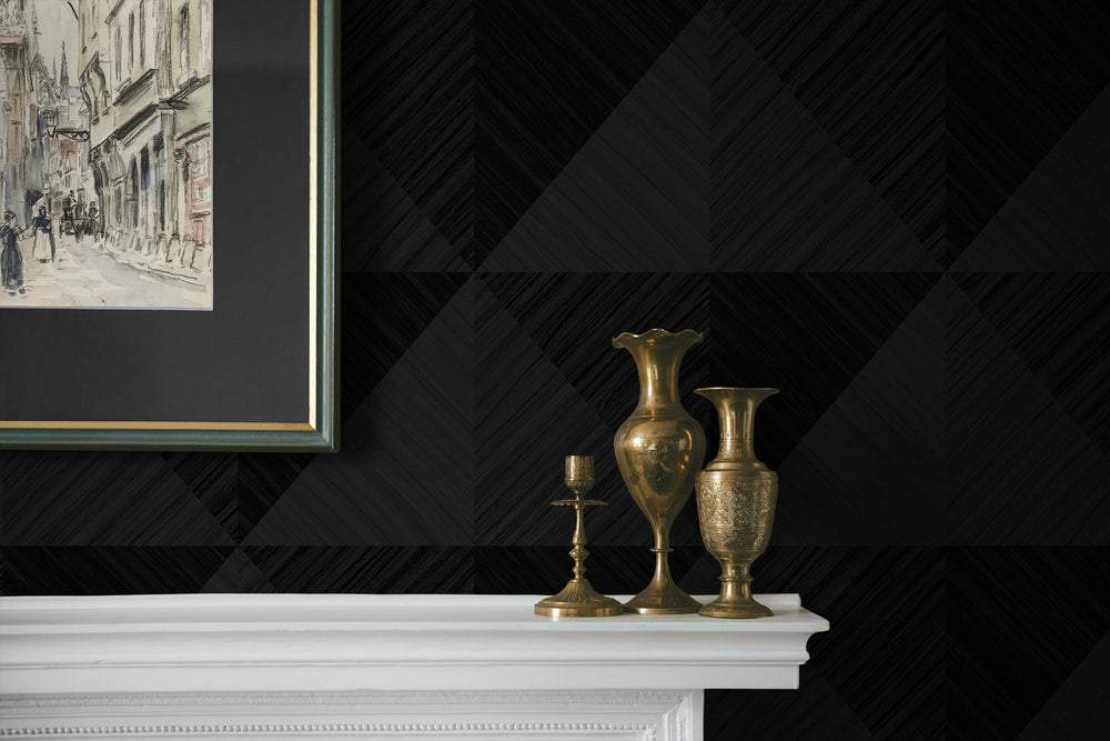 CP91600 geometric textured vinyl wallpaper decor from the A Lot More Textures collection by Seabrook Designs