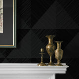 CP91600 geometric textured vinyl wallpaper decor from the A Lot More Textures collection by Seabrook Designs