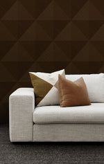 CP91606 geometric textured vinyl wallpaper living room from the A Lot More Textures collection by Seabrook Designs