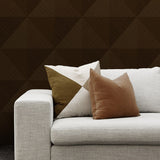 CP91606 geometric textured vinyl wallpaper living room from the A Lot More Textures collection by Seabrook Designs