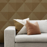 CP91607 geometric textured vinyl wallpaper living room from the A Lot More Textures collection by Seabrook Designs