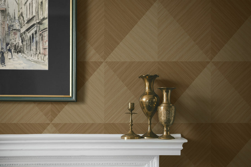 CP91607 geometric textured vinyl wallpaper decor from the A Lot More Textures collection by Seabrook Designs