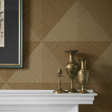 CP91607 geometric textured vinyl wallpaper decor from the A Lot More Textures collection by Seabrook Designs