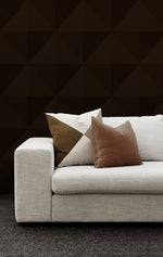 CP91616 geometric textured vinyl wallpaper living room from the A Lot More Textures collection by Seabrook Designs