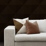 CP91616 geometric textured vinyl wallpaper living room from the A Lot More Textures collection by Seabrook Designs