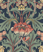 EP10202 vintage floral prepasted wallpaper from Seabrook Designs