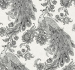 HG12200 peacock peel and stick wallpaper from Harry & Grace