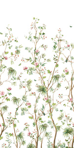 Blooming Chinoiserie Botanical Peel and Stick Wall Mural