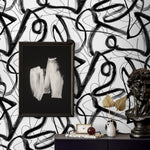 HG12700 abstract peel and stick wallpaper decor from Harry & Grace