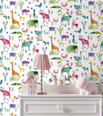 HG12800 animal peel and stick wallpaper decor from Harry & Grace