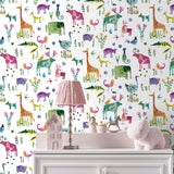 HG12800 animal peel and stick wallpaper decor from Harry & Grace