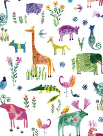 Animals Peel and Stick Removable Wallpaper