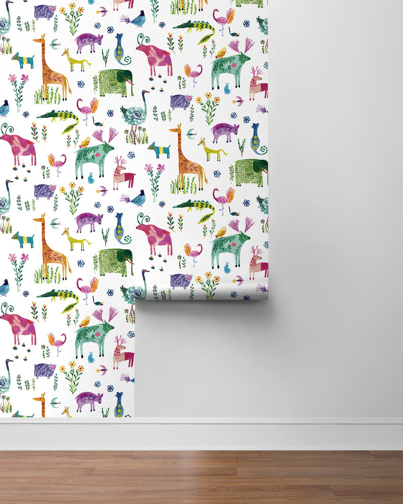 HG12800 animal peel and stick wallpaper roll from Harry & Grace