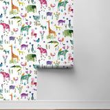 HG12800 animal peel and stick wallpaper roll from Harry & Grace