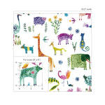 HG12800 animal peel and stick wallpaper scale from Harry & Grace