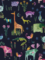 HG12802 animal peel and stick wallpaper from Harry & Grace