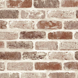 NW30501 peel and stick faux brick removable industrial wallpaper by NextWall