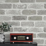 NW30508 peel and stick faux brick removable industrial wallpaper decor by NextWall