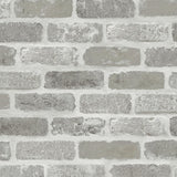 NW30508 peel and stick faux brick removable industrial wallpaper by NextWall