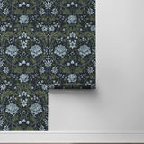 NW44602 vintage floral peel and stick wallpaper roll from NextWall