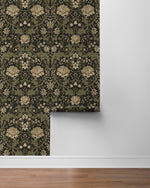 NW44606 vintage floral peel and stick wallpaper roll from NextWall